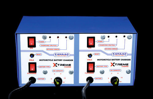 2 Channel Motorcycle Battery VRLA Charger